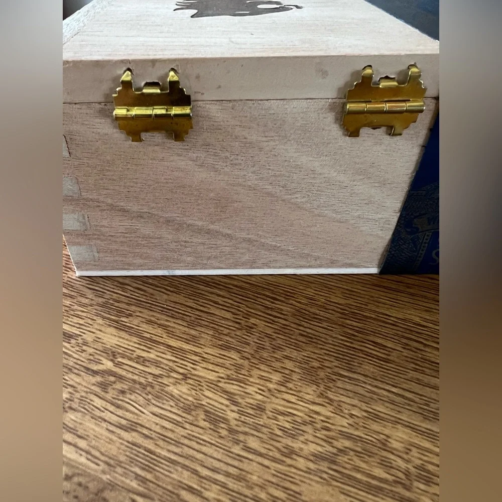 Lot of 2 EMPTY Wood Undercrown Maduro Cigar Boxes for Crafting Storage, etc